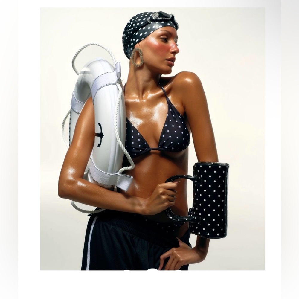 8 Other Reasons Delilah Top Handle Polka Dot Bag